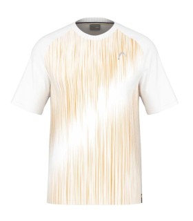 Camiseta de Desempenho Head Amarela Branca | Ipontennis