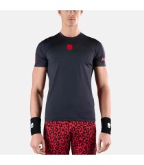 T-shirt Rouge Hydrogen Tech Panther Noir | Ipontennis