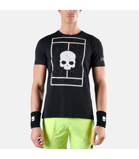 Camiseta Preta Spark de Pista de Tênis Hydrogen | Ipontennis