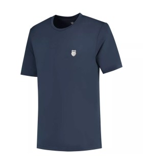 Camiseta azul-marinho K-Swiss Hypercourt Basic Crew | Ipontennis