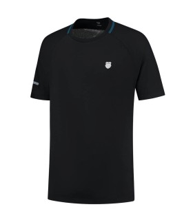 K-Swiss Hypercourt Double Crew 2 Jet Black T-Shirt | Ipontennis