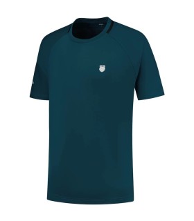 Camiseta K-Swiss Hypercourt Double Crew 2 Azul Opala | Ipontennis