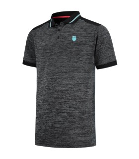 Polo K-Swiss Hypercourt Melange Jet Black | Ipontennis