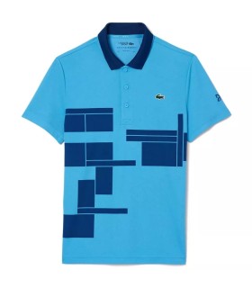 Polo Lacoste Tennis Novak Djokovic Fan Blue Polo1