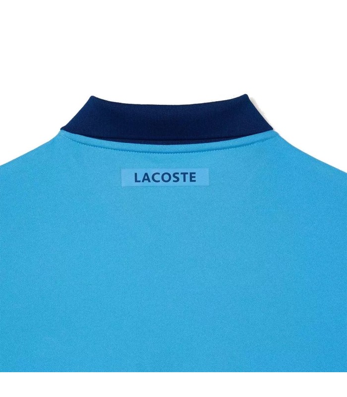 Polo Lacoste Tennis Novak Djokovic Fan Blaues Polo | Ipontennis