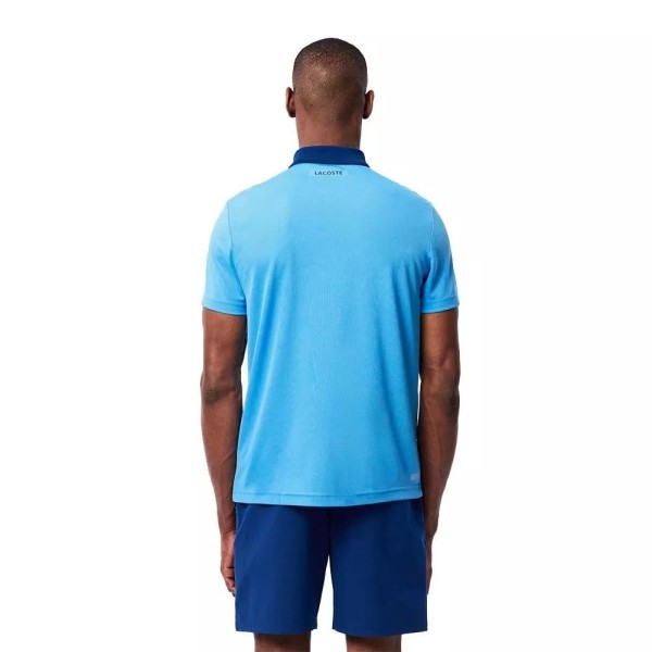Polo Lacoste Tennis Novak Djokovic Fan Bleu Polo | Ipontennis