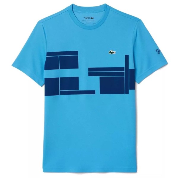 Maglietta Blu Lacoste X Novak Djokovic | Ipontennis