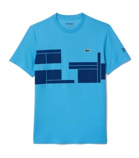 Blaues T-Shirt Lacoste X Novak Djokovic | Ipontennis