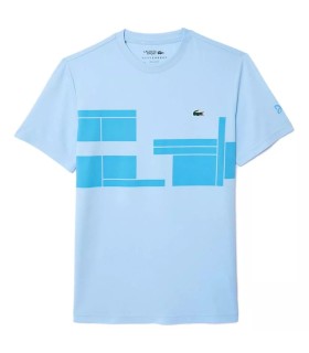 Camiseta Azul Céu de Lacoste X Novak Djokovic | Ipontennis