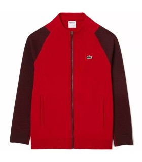 Lacoste Tennis Novak Djokovic Red / Bordeaux Jacket1