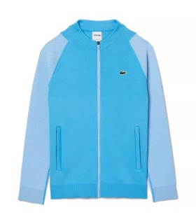 Lacoste Tennis Novak Djokovic Light Blue Jacket1