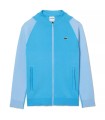 Hellblaue Tennisjacke von Lacoste Novak Djokovic | Ipontennis