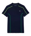 T-shirt de sport Lacoste Bleu Minuit | Ipontennis