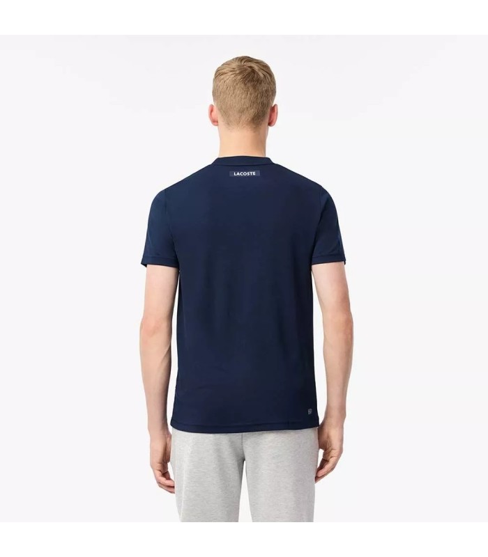 T-shirt de sport Lacoste Bleu Minuit | Ipontennis