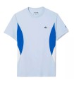 Blaues Tennis-T-Shirt Melbourne Novak Djokovic von Lacoste | Ipontennis