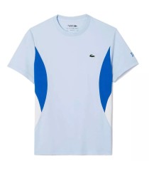 T-shirt de tennis bleu Melbourne Novak Djokovic de Lacoste | Ipontennis