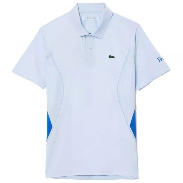 Lacoste Tênis Melbourne Novak Djokovic Polo azul claro | Ipontennis