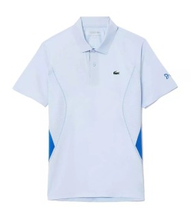 Lacoste Tennis Melbourne Novak Djokovic Light blue Polo | IPONTENNIS