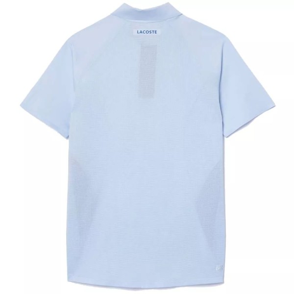 Lacoste Tennis Melbourne Novak Djokovic Polo bleu clair | Ipontennis