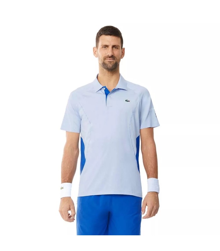 Lacoste Tennis Melbourne Novak Djokovic Polo hellblau | Ipontennis