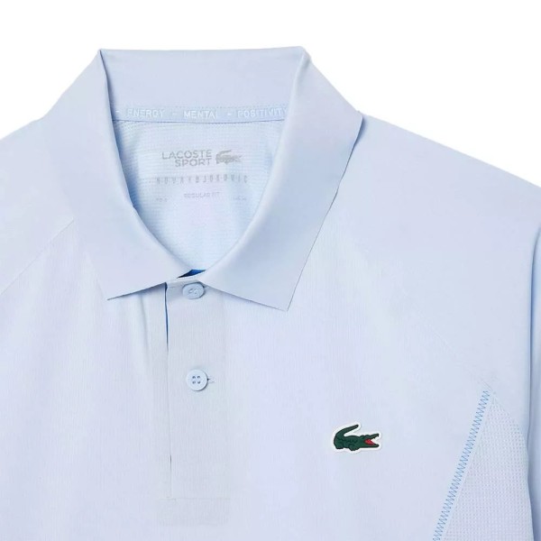 Lacoste Tennis Melbourne Novak Djokovic Light blue Polo | IPONTENNIS