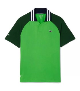 Grünes Tennis-Poloshirt Melbourne von Lacoste Daniil Medvedev | Ipontennis