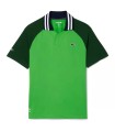 Grünes Tennis-Poloshirt Melbourne von Lacoste Daniil Medvedev | Ipontennis