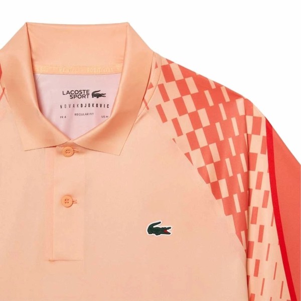 Polo Lacoste Tênis x Novak Djokovic Roland Garros Laranja | Ipontennis