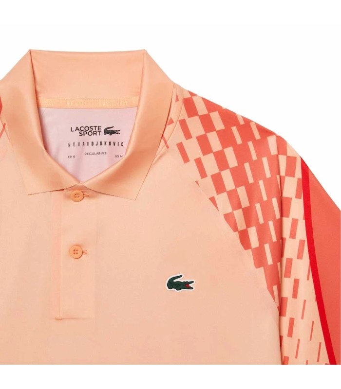 Polo Lacoste Tennis x Novak Djokovic Roland Garros Arancione | Ipontennis
