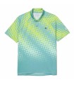 Lacoste Sport Miami Novak Djokovic Green   Yellow Polo