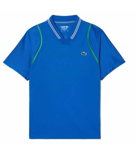 Blaues Polo von Lacoste Tennis x Daniil Medvedev. | Ipontennis