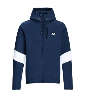 Mouratoglou navy blue hooded jacket1