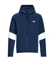 Veste à capuche bleu marine de Mouratoglou | Ipontennis