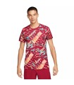 Rotes NikeCourt Dri-Fit Slam New York T-Shirt | Ipontennis