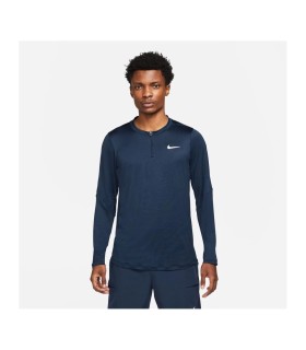 Nike Dri-Fit Advantage 1/2 Zip Langarm Obsidian | Ipontennis