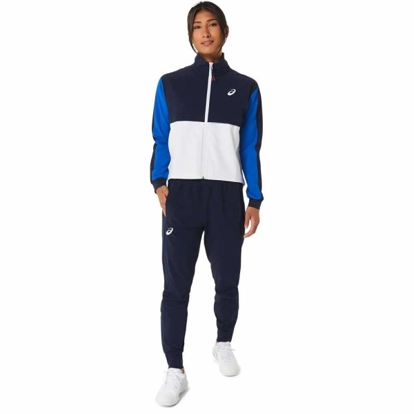 Pantalons de match Asics pour femme bleu marine | Ipontennis