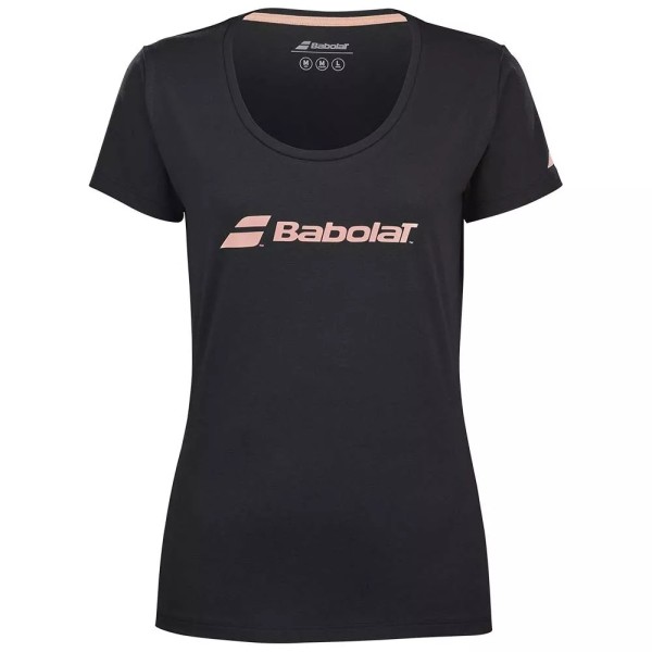 T-shirt Noire de Sport pour Femme Babolat | Ipontennis