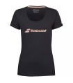 T-shirt Noire de Sport pour Femme Babolat | Ipontennis