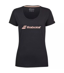 Maglietta Nera da Allenamento per Donna Babolat | Ipontennis