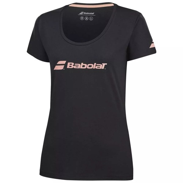 Maglietta Nera da Allenamento per Donna Babolat | Ipontennis