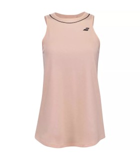 Camiseta sem mangas rosa para mulher da Babolat Exercise | Ipontennis