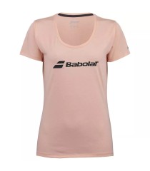 Babolat Exercise Woman Pink T-Shirt1