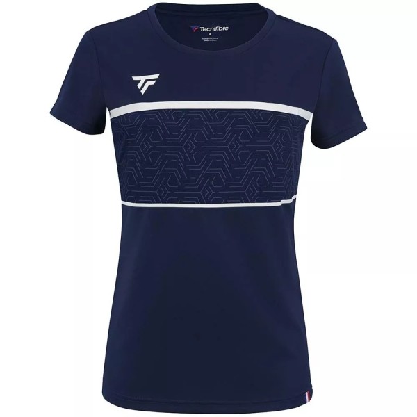 T-shirt Bleu Marine pour Femme Tecnifibre Team Tech | Ipontennis
