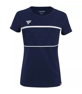 Camiseta Azul Marinho para Mulher Tecnifibre Team Tech | Ipontennis