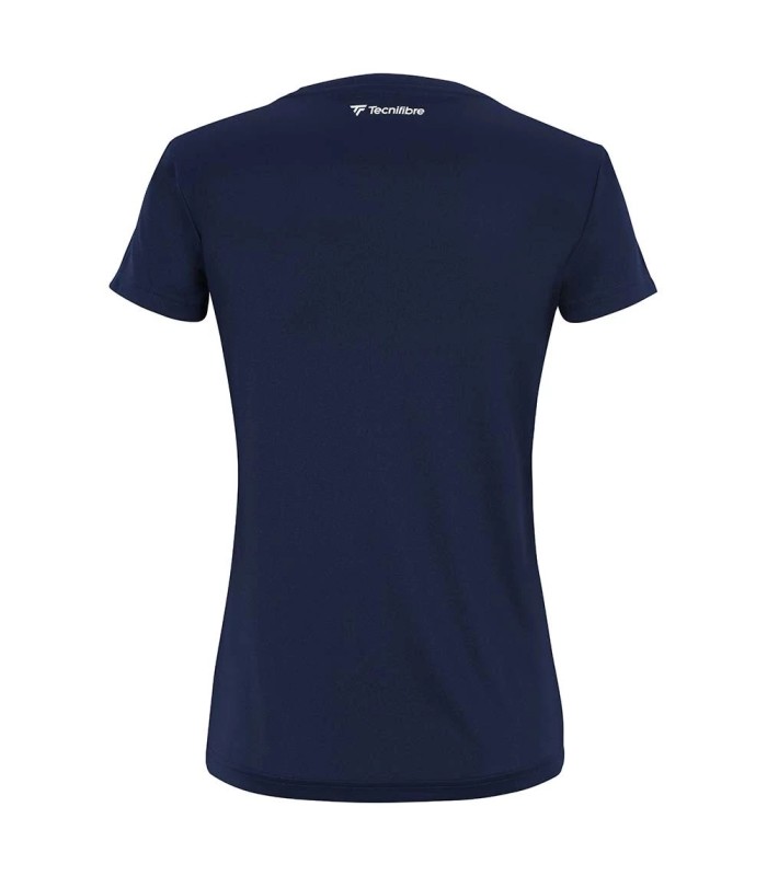 Camiseta Azul Marinho para Mulher Tecnifibre Team Tech | Ipontennis