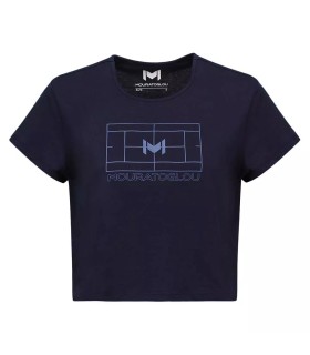 Camiseta de Treino para Mulher Mouratoglou Azul Marinho | Ipontennis