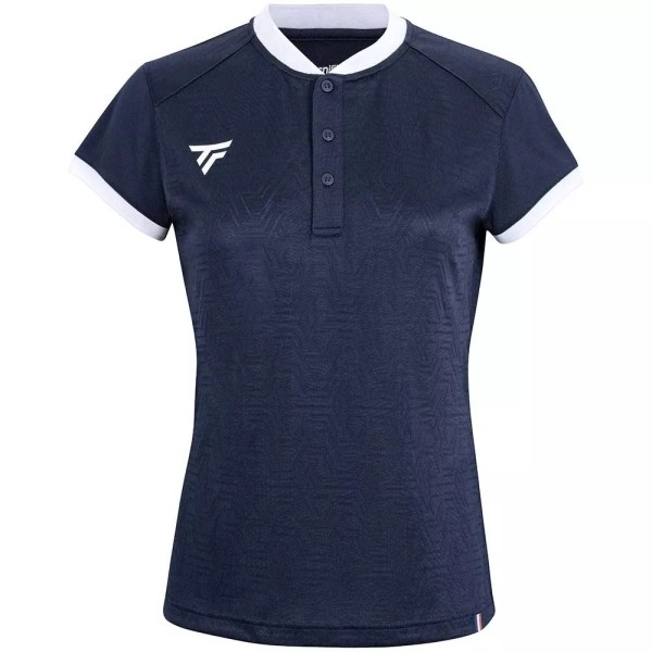 Marineblaues Damen-Poloshirt Tecnifibre Team Mesh | Ipontennis