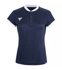 Marineblaues Damen-Poloshirt Tecnifibre Team Mesh | Ipontennis