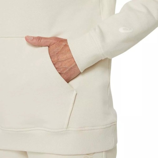 Damen-Kapuzenpullover Asics Logo in gebrochenem Weiß | Ipontennis