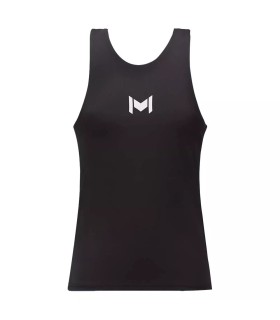 Camiseta sem mangas preta Mouratoglou Match | Ipontennis